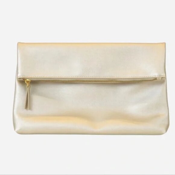 Fawn Design x Jilly Box Gold Fold-Over Clutch - Picture 2 of 10